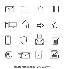 Email icons,Vector EPS10.