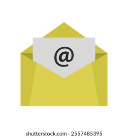 Email illustrated on white background