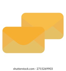 Ilustración de correo electrónico con fondo blanco