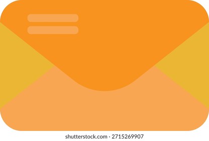 Ilustración de correo electrónico con fondo blanco