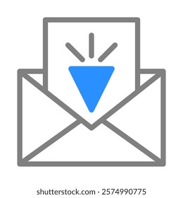 Email with important notification. Concept of communication, alert, and message.