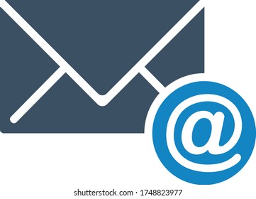 Icono de bandeja de entrada de correo electrónico (ilustración vectorial)