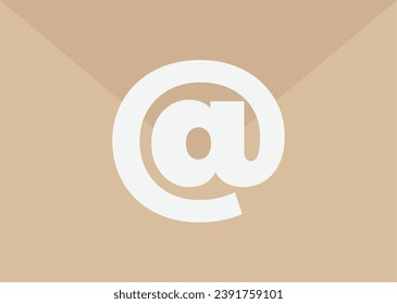 Email Inbox Message Icon Vector Flat Illustration