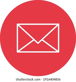 Correo electrónico, bandeja de entrada, mensaje, texto Icono imagen vectorial. Se puede usar para teléfono y tablet. Adecuado para aplicaciones móviles, aplicaciones web y medios impresos.