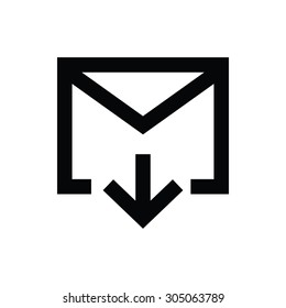Email Inbox Vector Icon 