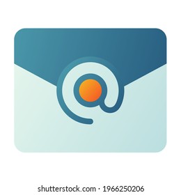 correo electrónico correo electrónico correo electrónico icono aislado único con estilo suave