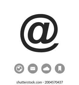 E-mail internet vector black simple icon