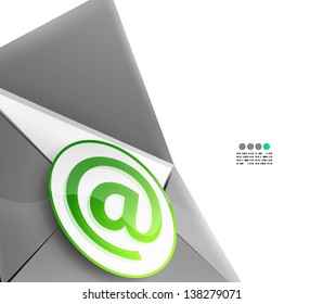 Email internet vector color background