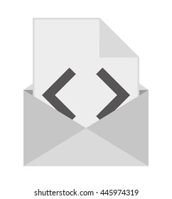 email isolated icon design, vector illustration  graphic 