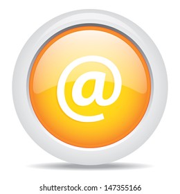 email isolated on white background