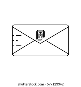 Email isolated symbol