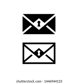 email key security icon symbol vector design illustration
