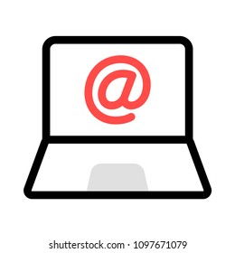 email laptop device 