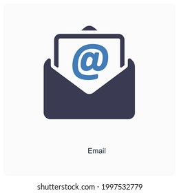 Concepto de icono de correo electrónico o carta