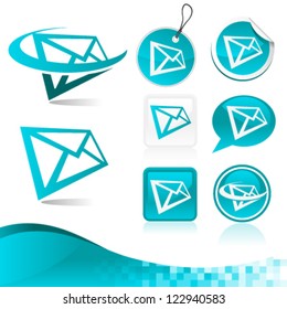 Email Letter Icon Kit