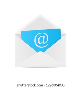 Email letter icon vector design illustration isolated on white background