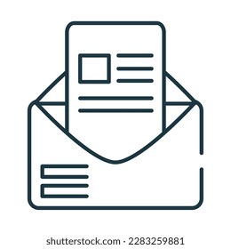 E-Mail-Nachricht-Symbol einzeln