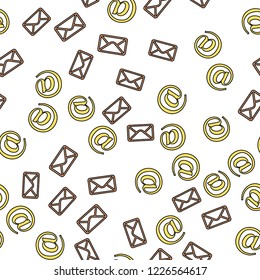e-mail letter Seamless vector EPS 10 Pattern
