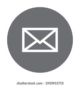 vector de icono de signo de correo electrónico o carta