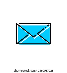 Email Letter Vector Icons, Envelope Cover Communication