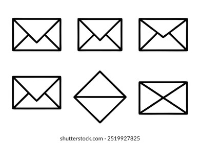 Ilustração de arte de linha de e-mail para projetos criativos (3)