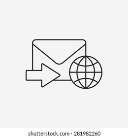 e-mail line icon