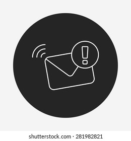 e-mail line icon
