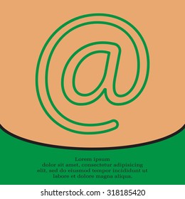 email line icon