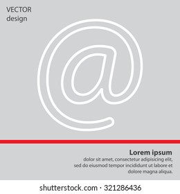 email line icon