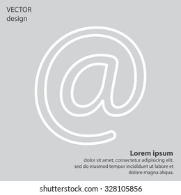 email line icon