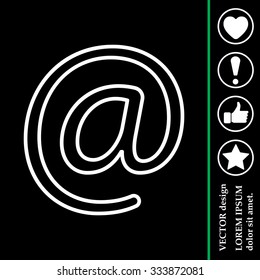 email line icon