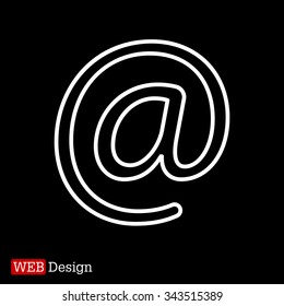 email line icon