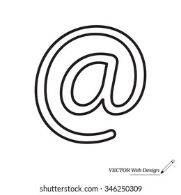 email line icon