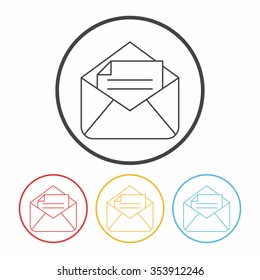 e-mail line icon
