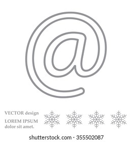 email line icon
