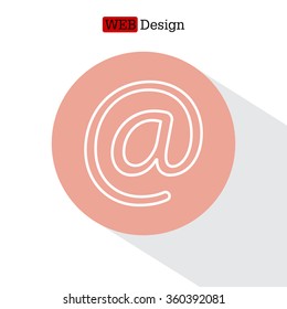 email line icon