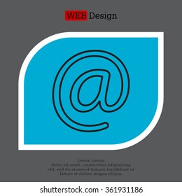 email line icon