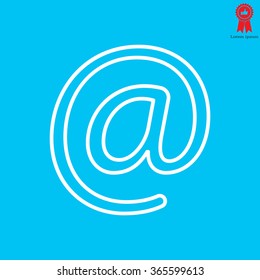 email line icon