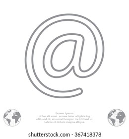 email line icon