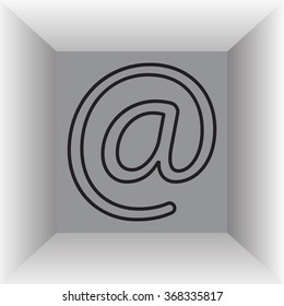 email line icon