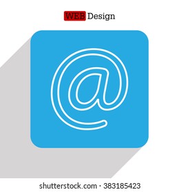 email line icon