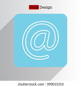 email line icon