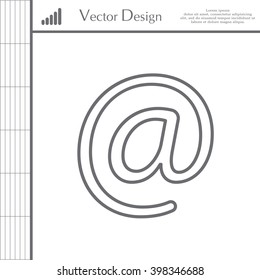 email line icon