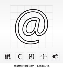 email line icon