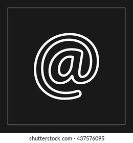 email line icon