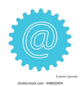 email line icon