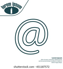 email line icon