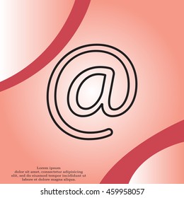 email line icon