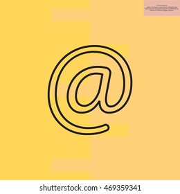 email line icon