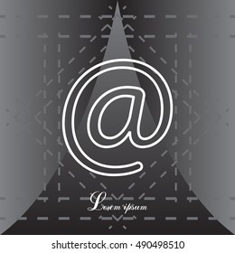 email line icon